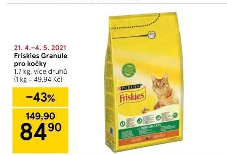 Granule pro kočky Friskies