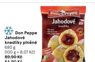 Plněné knedlíky mražené Don Peppe