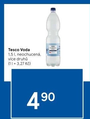Přírodní voda Tesco