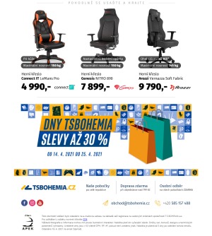 akční leták TSBOHEMIA.cz 19.4.2021-21.4.2021