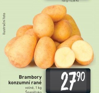 Brambory konzumní rané