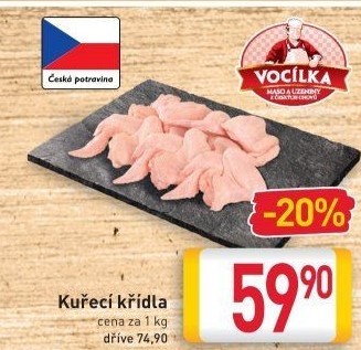 Kuřecí křídla Vocílka