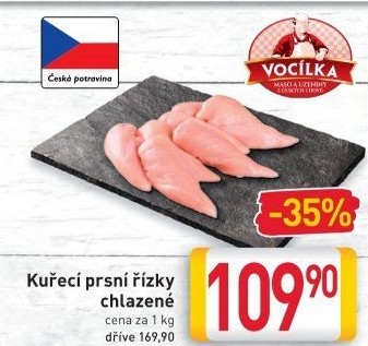 Kuřecí prsní řízky Vocílka