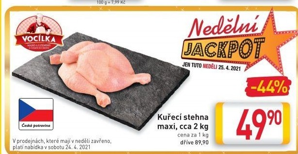 Kuřecí stehna Vocílka