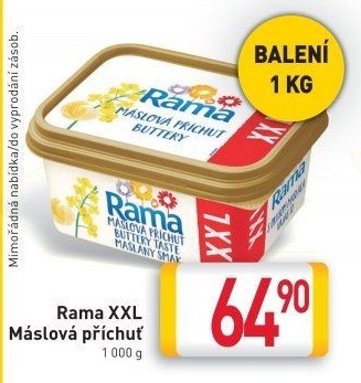 Margarín máslová příchuť Rama