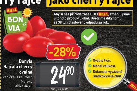 Rajčata cherry Billa Bonvia