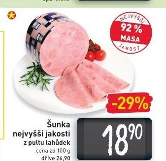 Šunka nejvyšší jakosti