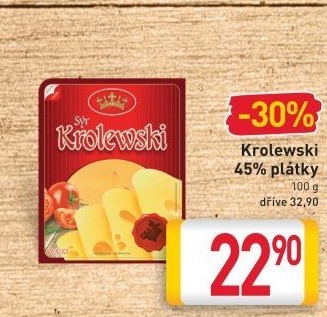 Sýr Krolewski 45% Milkpol