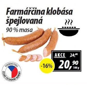 Farmářčina klobása