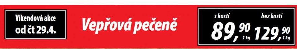 Vepřová pečeně s kostí