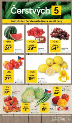 akční leták Tesco 28.4.2021-4.5.2021