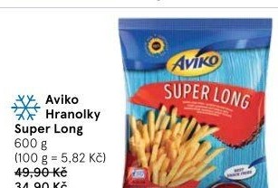 Hranolky mražené Super Long Aviko