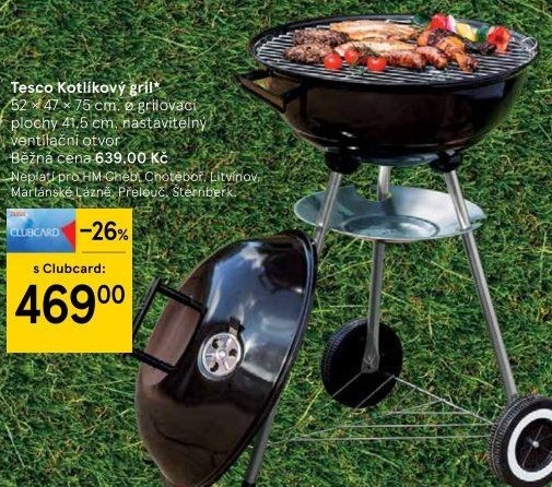 Kotlíkový gril Tesco