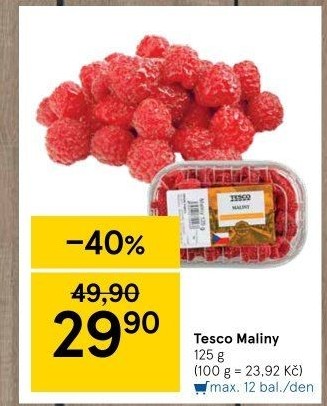 Maliny Tesco