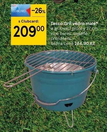 Přenosný gril Tesco