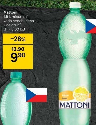 Přírodní voda Mattoni