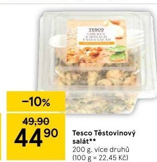 Salát těstovinový Tesco