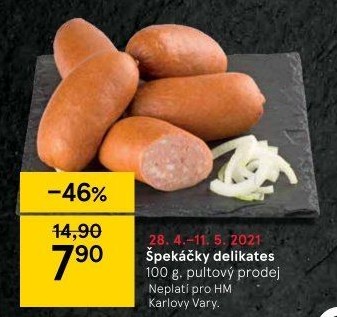 Špekáčky Delikates