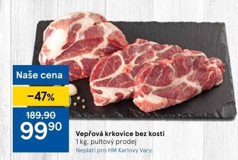 Vepřová krkovice bez kosti