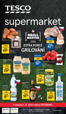 akční leták Tesco 28.4.2021-4.5.2021