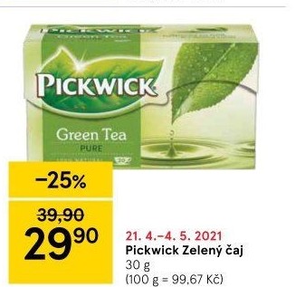 Čaj zelený Pickwick