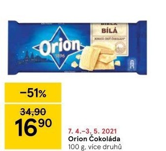 Čokoláda Orion