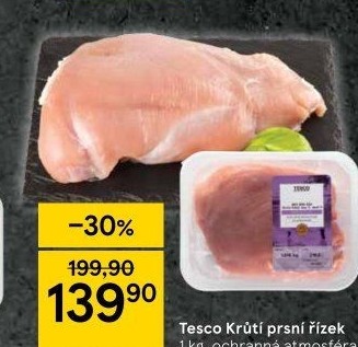 Krůtí prsní řízky Tesco