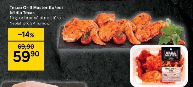 Kuřecí křídla Texas Grill Master Tesco