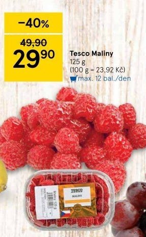 Maliny Tesco