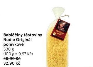 Polévkové nudle Babiččiny Druid