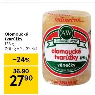 Sýr tvarůžky olomoucké A.W.