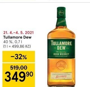 Whisky irská Tullamore Dew