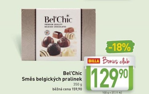 Bonboniéra Pralinky belgické Bel'
