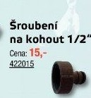 Adaptér - šroubení na zahradní hadici J.A.D. Tools