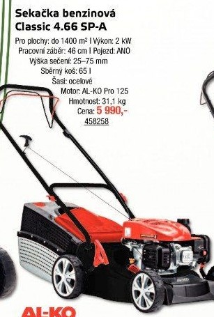 Benzínová sekačka AL-KO Classic 4,66 SPA