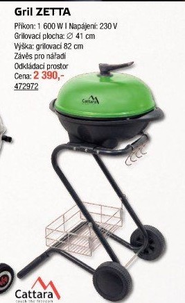 Elektrický gril Zetta Cattara