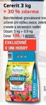 Hnojivo Cererit Barborka