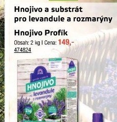 Hnojivo na levandule a rozmarýn Profik Forestina