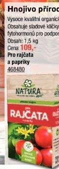Hnojivo na rajčata a papriky Natura Agro