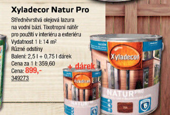 Olejová lazura Natur Pro Xyladecor