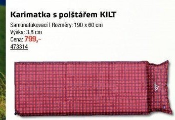 Samonafukovací karimatka Cattara