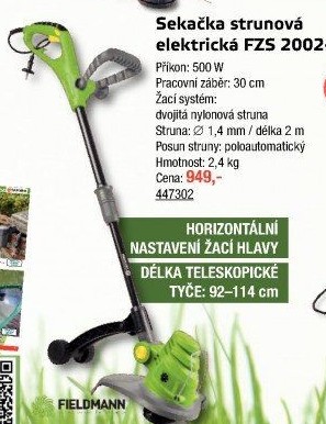 Strunová sekačka Fieldmann FZS 2002-E