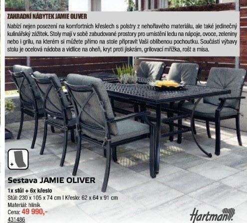 Zahradní set Jamie Oliver Hartman