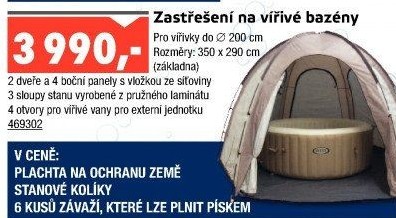 Zastřešení na vířivé bazény Steinbach