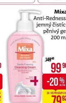 Čisticí pěnivý pleťový gel Mixa