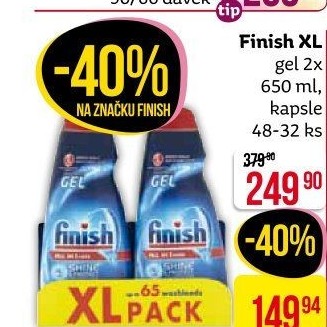 Gel do myčky Finish