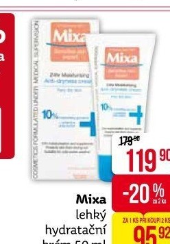Krém pleťový hydratační lehký 24H Mixa