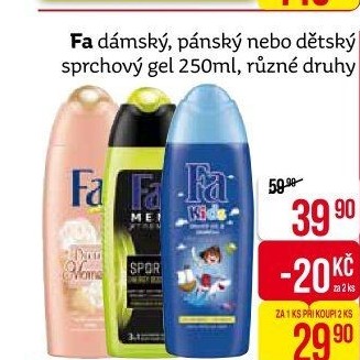Sprchový gel Fa