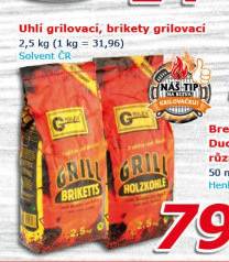 Uhlí dřevěné Grilex