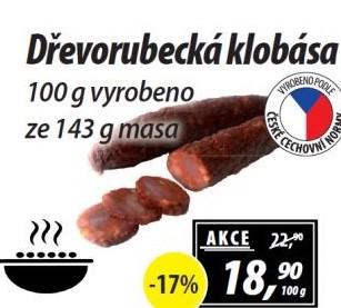 Dřevorubecká klobása